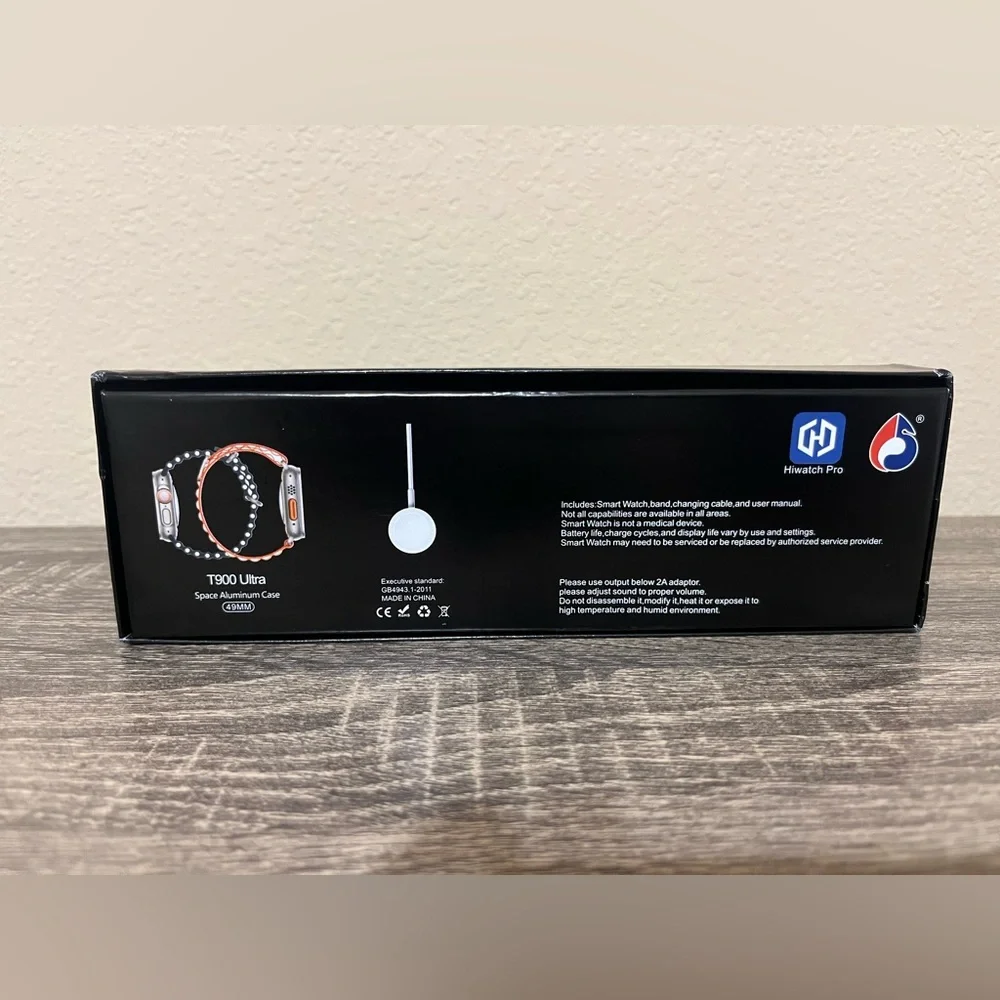 T900 Ultra Smartwatch with Orange Band